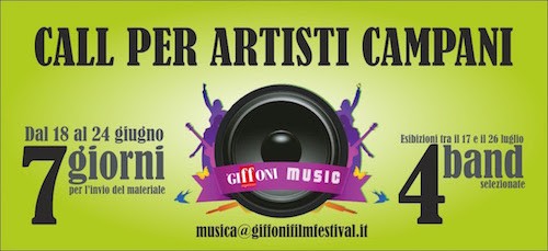 Giffoni Music Concept, una “call” per partecipare al Giffoni Film Festival 2015