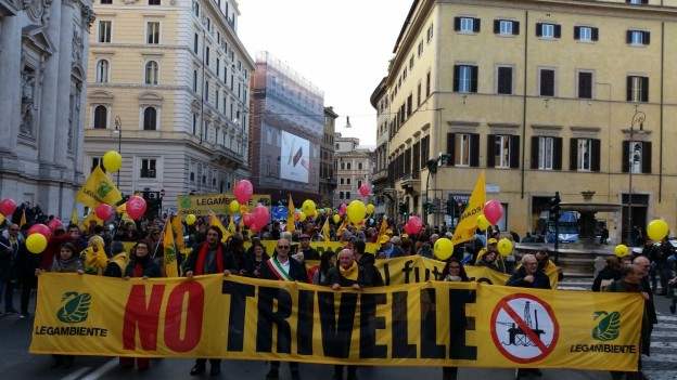 Anche Legambiente Abruzzo a Roma alla marcia globale per il clima per l’apertura della Cop21 di Parigi