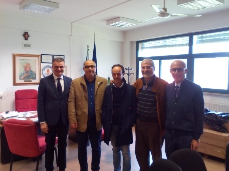 E. Serpico, G. Ianniciello, O. Colucci, A. Castaldo, F. Travaglino presso ITS MRD Marigliano 22.11.2016