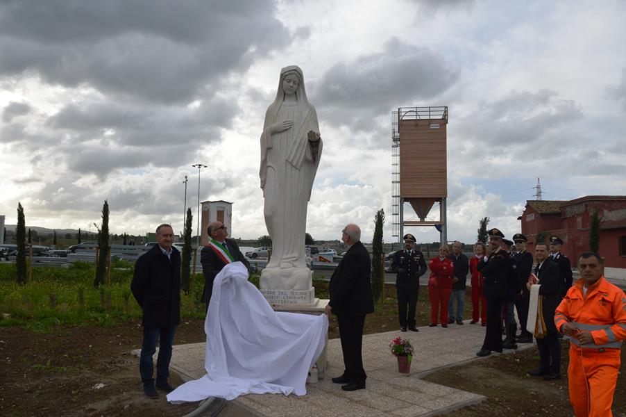 Svelamento della statua della Madonnina a Tarquinia