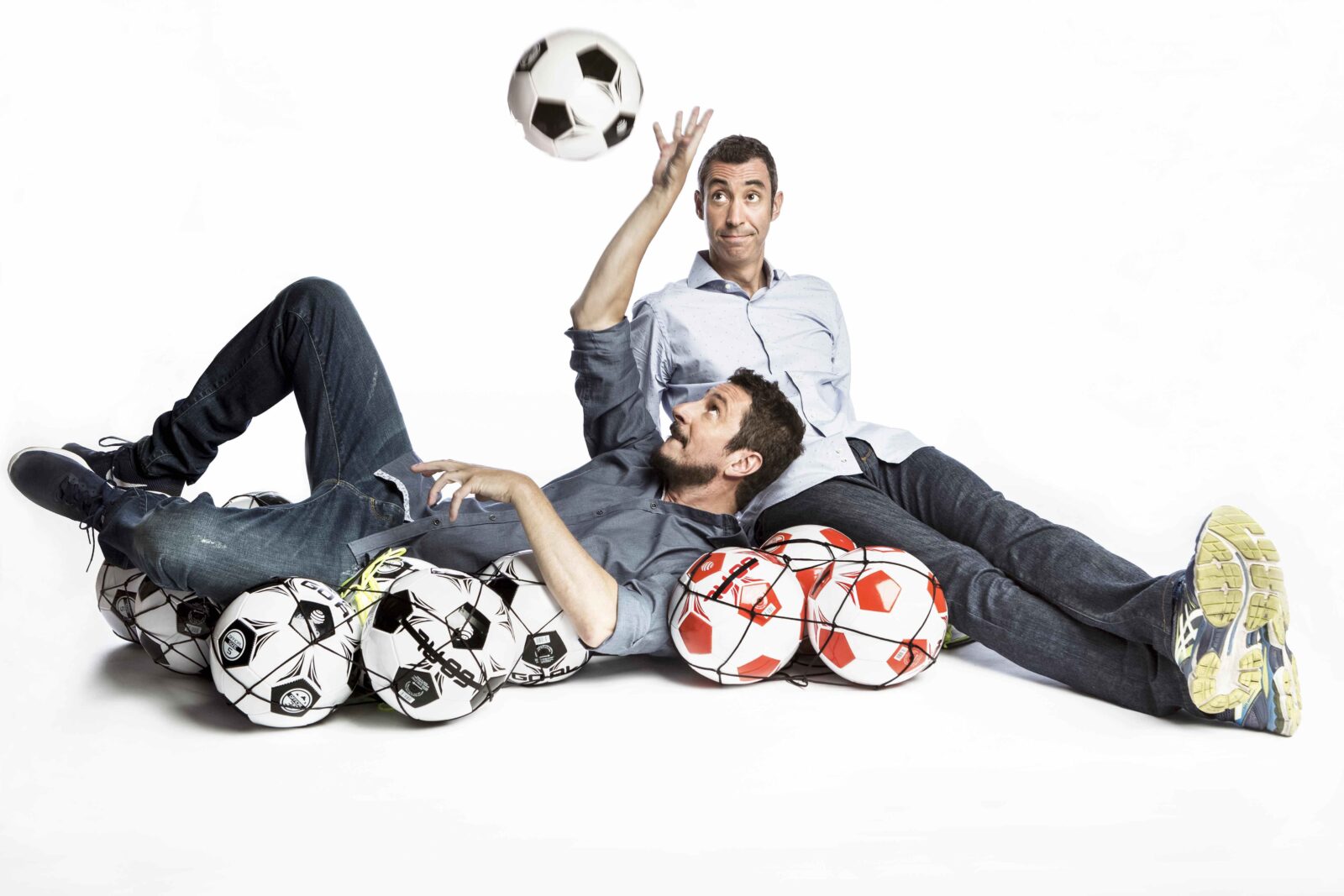 Luca e Paolo conduttori di "Quelli che il calcio"