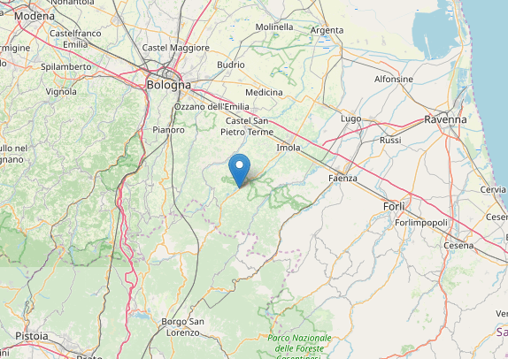 Terremoto M3.0 in Emilia Romagna a Fontanelice   (Bologna) stanotte 31 marzo 2020