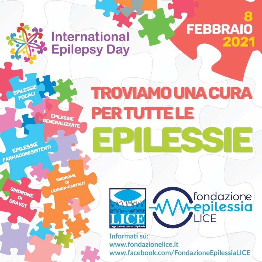 8 febbraio 2021 Giornata Internazionale dell’Epilessia. Lice: prioritaria la ricerca per trovare una cura per tutte le epilessie