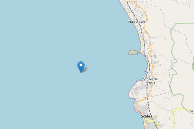 🌍 Terremoto M 5.1 in Calabria sulla costa davanti San Nicola Arcella e Scalea oggi 31 ottobre alle 22:42