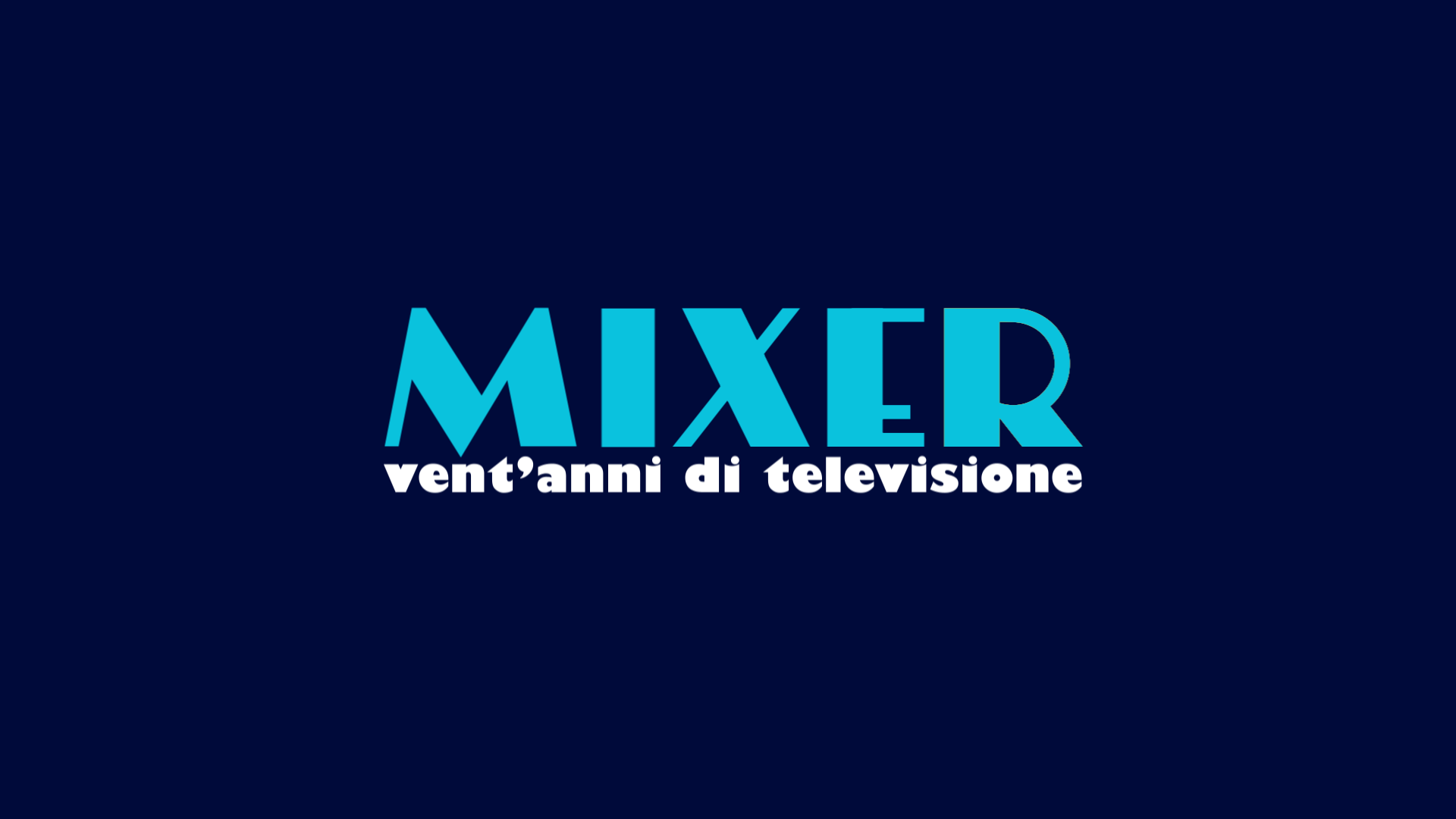 Logo Mixer Vent'anni di televisione
