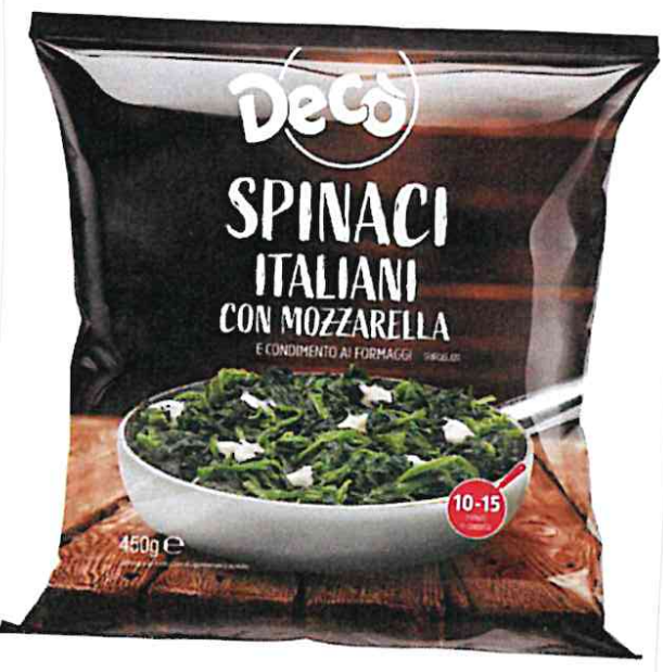 DECO' ITALIA S.c.a.r.l. - spinaci italiani con mozzarella e condimento ai formaggi