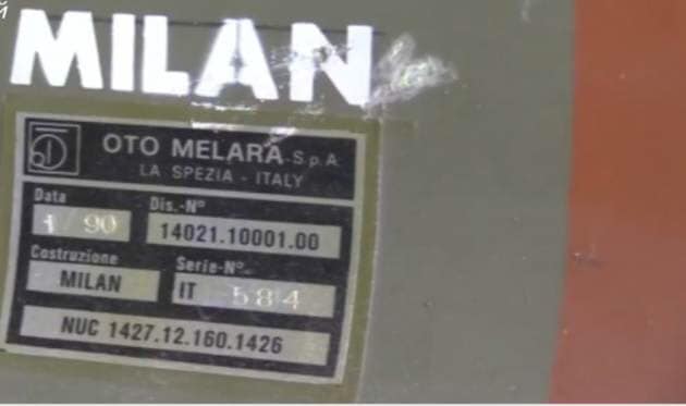 Numero di serie missile Milan (fonte: Ambasciata Russa)