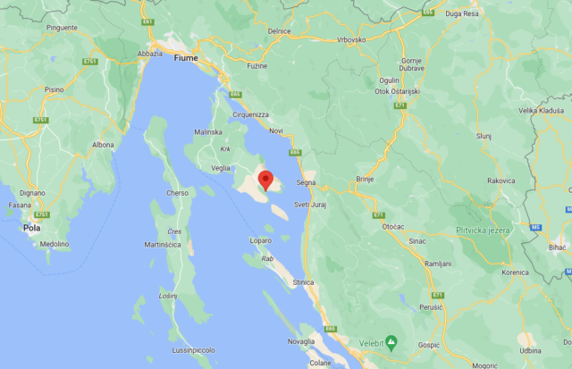 Epicentro Terremoto di magnitudo ML 5.0 del 16-02-2023 ore 10:47:46 (Italia) in zona: Costa Croata Settentrionale (CROAZIA)