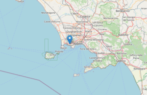 Epicentro del Terremoto di magnitudo Md 2.6 del 24-03-2023 ore 06:24:42 (Italia) in zona: Campi Flegrei