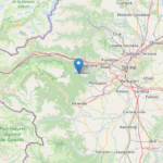 Epicentro terremoto a Giaveno (Torino) il 12 marzo 2023
