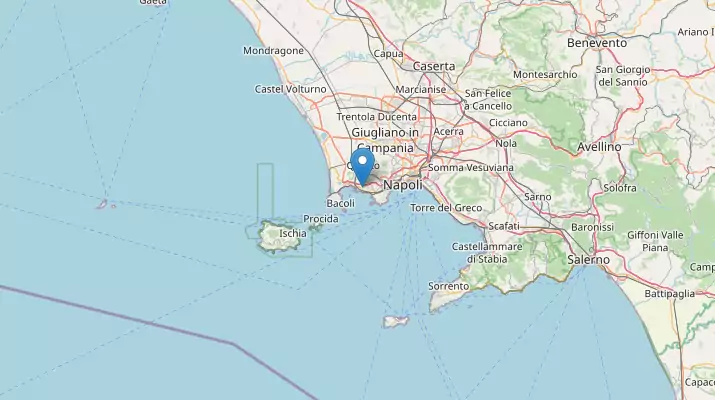 Lieve scossa di terremoto M 2.6 in Campania ai Campi Flegrei (Napoli) oggi 24 marzo 2023 alle 06:24