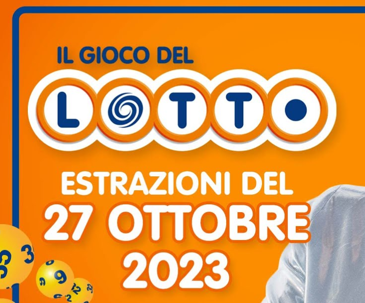 Estrazione in diretta del Gioco del Lotto e del Simbolotto di Venerdì 27 Ottobre 2023