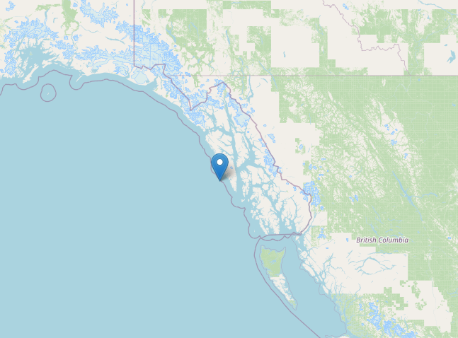 Terremoto di magnitudo Mwp 6.0 del 12-01-2024 ore 08:46:23 (Italia) in zona: Southeastern Alaska, United States [Sea: United States]