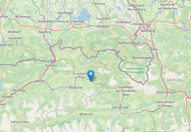 Terremoto di magnitudo ML 3.1 del 19-01-2024 ore 03:30:12 (Italia) in zona: Confine Austria Germania (AUSTRIA, GERMANIA)